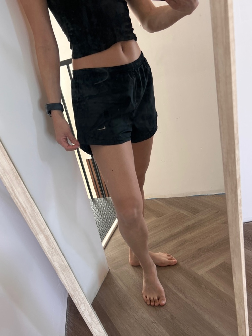 Nike Women's Black Dri-FIT Shorts s